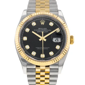 Datejust Two-Tone (Black Diamond)